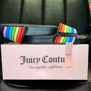 NIB - Juicy couture women rainbow slide size 7